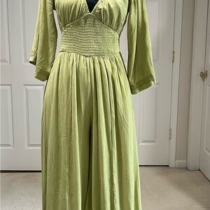 Fashion Nova Light Green Jumpsuit NWOT
